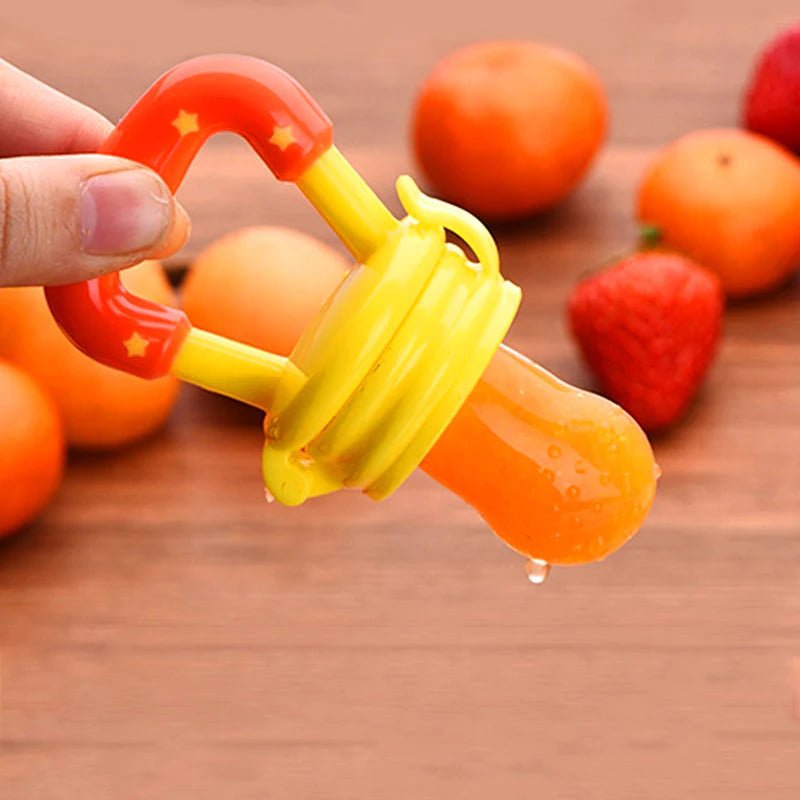 Baby Silicone Fruit Pacifier Feeder BPA-Free Safe Design