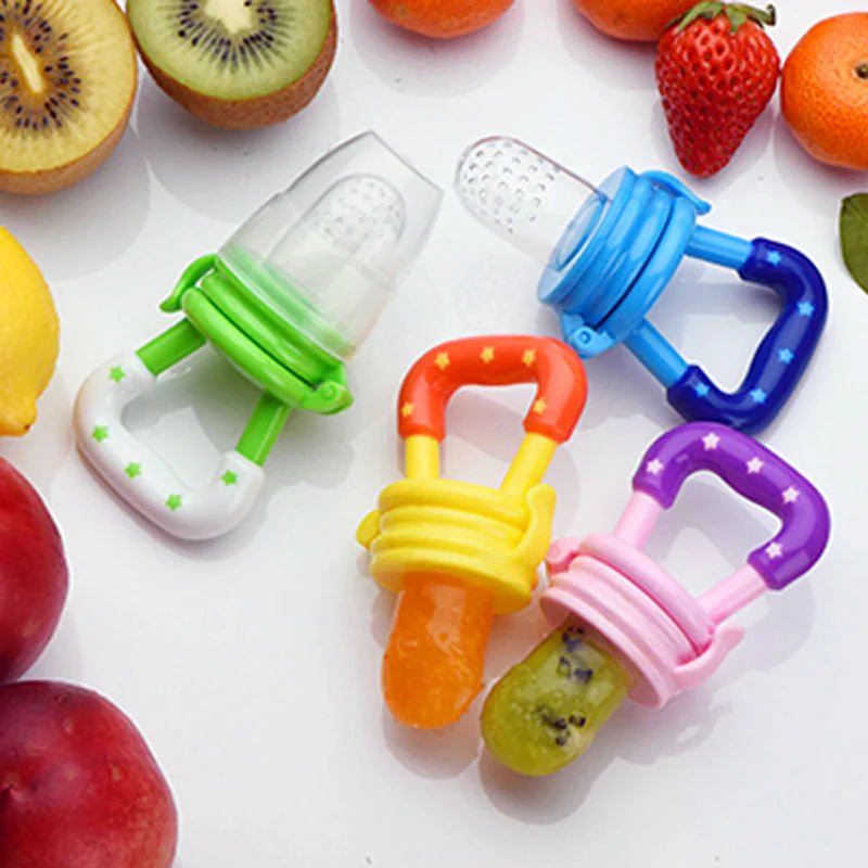 Baby Silicone Fruit Pacifier Feeder BPA-Free Safe Design