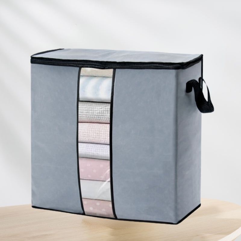 Pack of 2 Multipurpose Blanket Storage Cloth Bags β Large Capacity Organizer