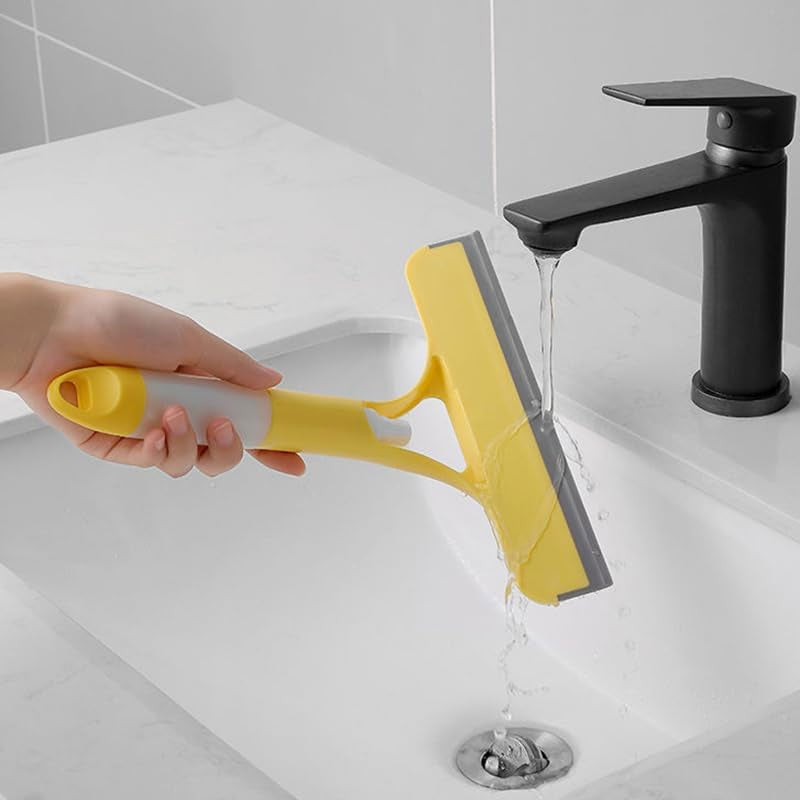 3 in 1 Glass Window Cleaner Wiper | Spray, Wipe & Dry Squeegee Tool
