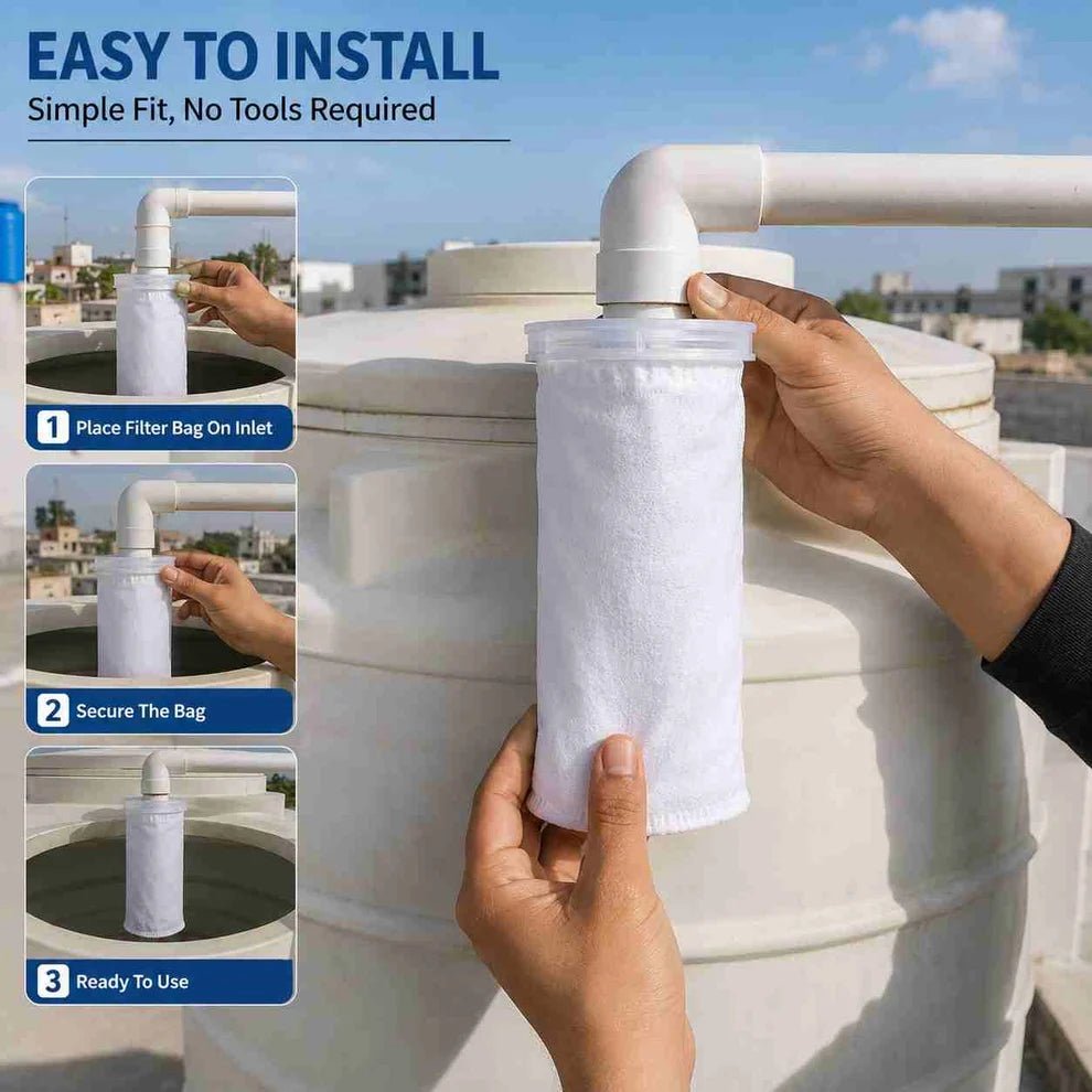 Premium Water Tank Filter Bag – Reusable Mesh Dirt & Rust Filter