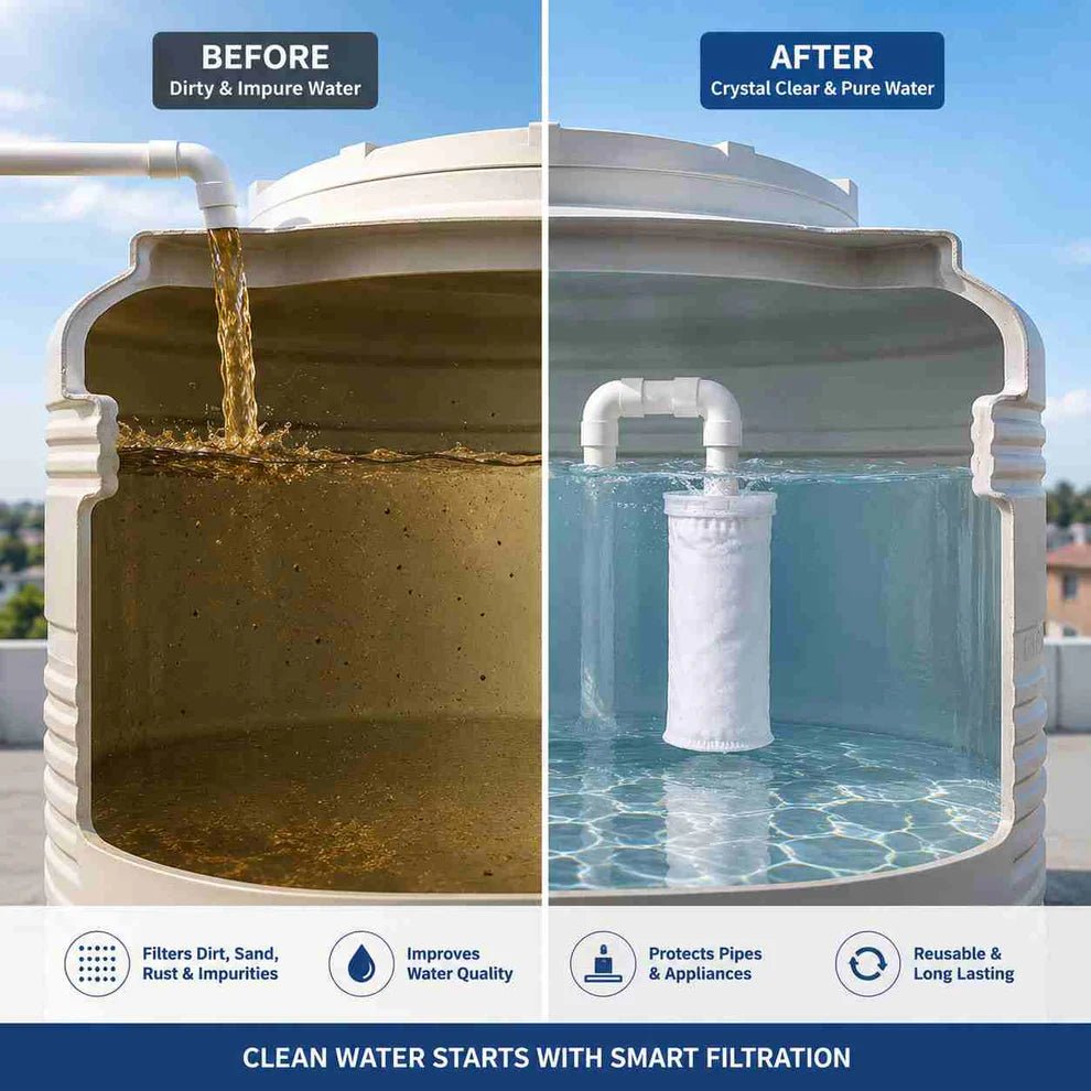 Premium Water Tank Filter Bag – Reusable Mesh Dirt & Rust Filter