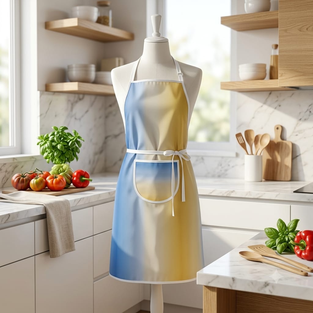 Premium Waterproof Kitchen Apron with Front Pocket