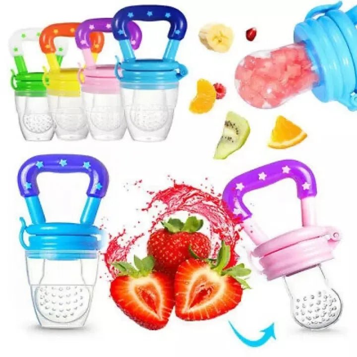 Baby Silicone Fruit Pacifier Feeder BPA-Free Safe Design