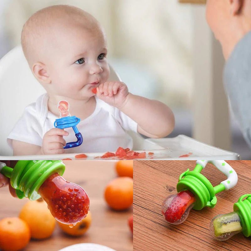 Baby Silicone Fruit Pacifier Feeder BPA-Free Safe Design