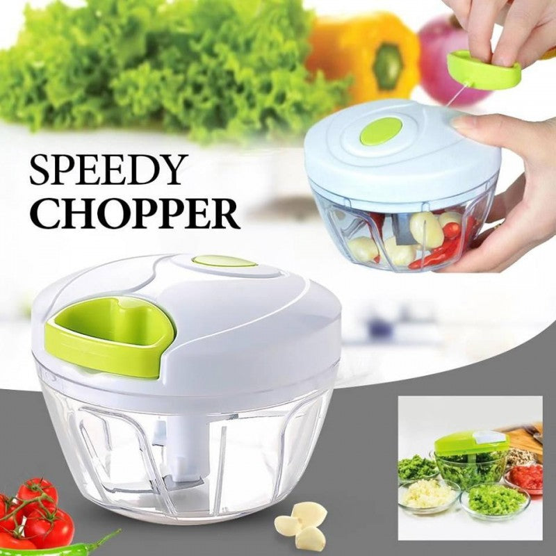 Manual Hand Pull Food Chopper – Turbo Vegetable & Meat Cutter