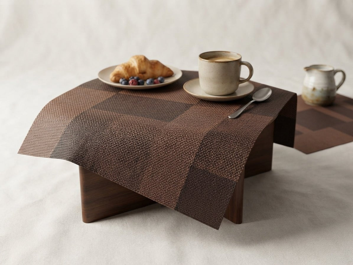 Geometric Weave Table Mats Set of 3 – Heat & Stain Resistant