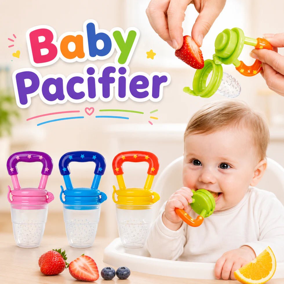 Baby Silicone Fruit Pacifier Feeder BPA-Free Safe Design