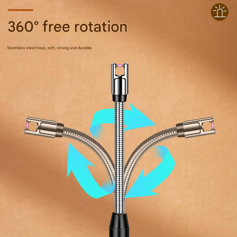 USB Rechargeable Windproof Arc Lighter