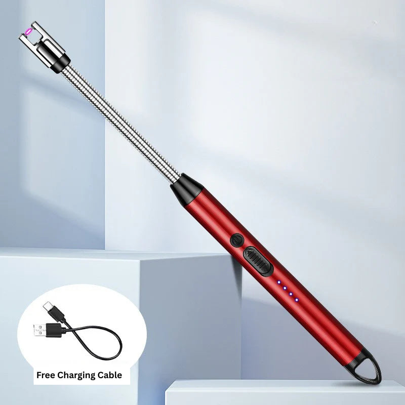 🔥 USB Rechargeable Windproof Arc Lighter