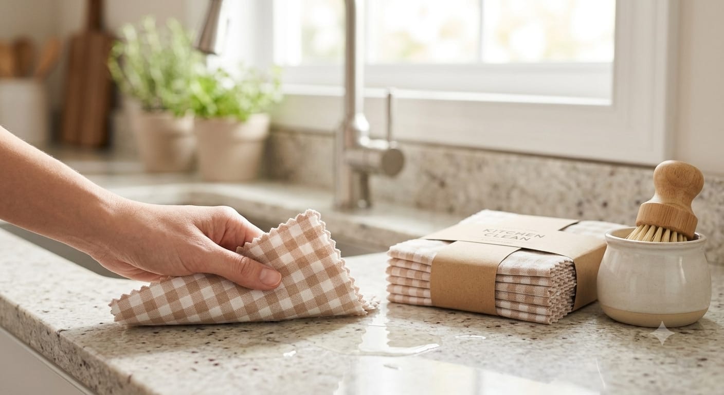 12 Pcs Premium Kitchen Cleaning Cloth Reusable Dish Towels