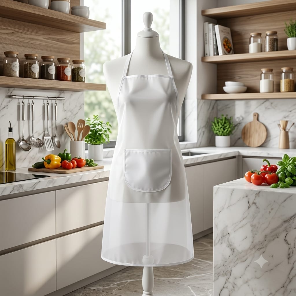 Premium Waterproof Kitchen Apron with Front Pocket