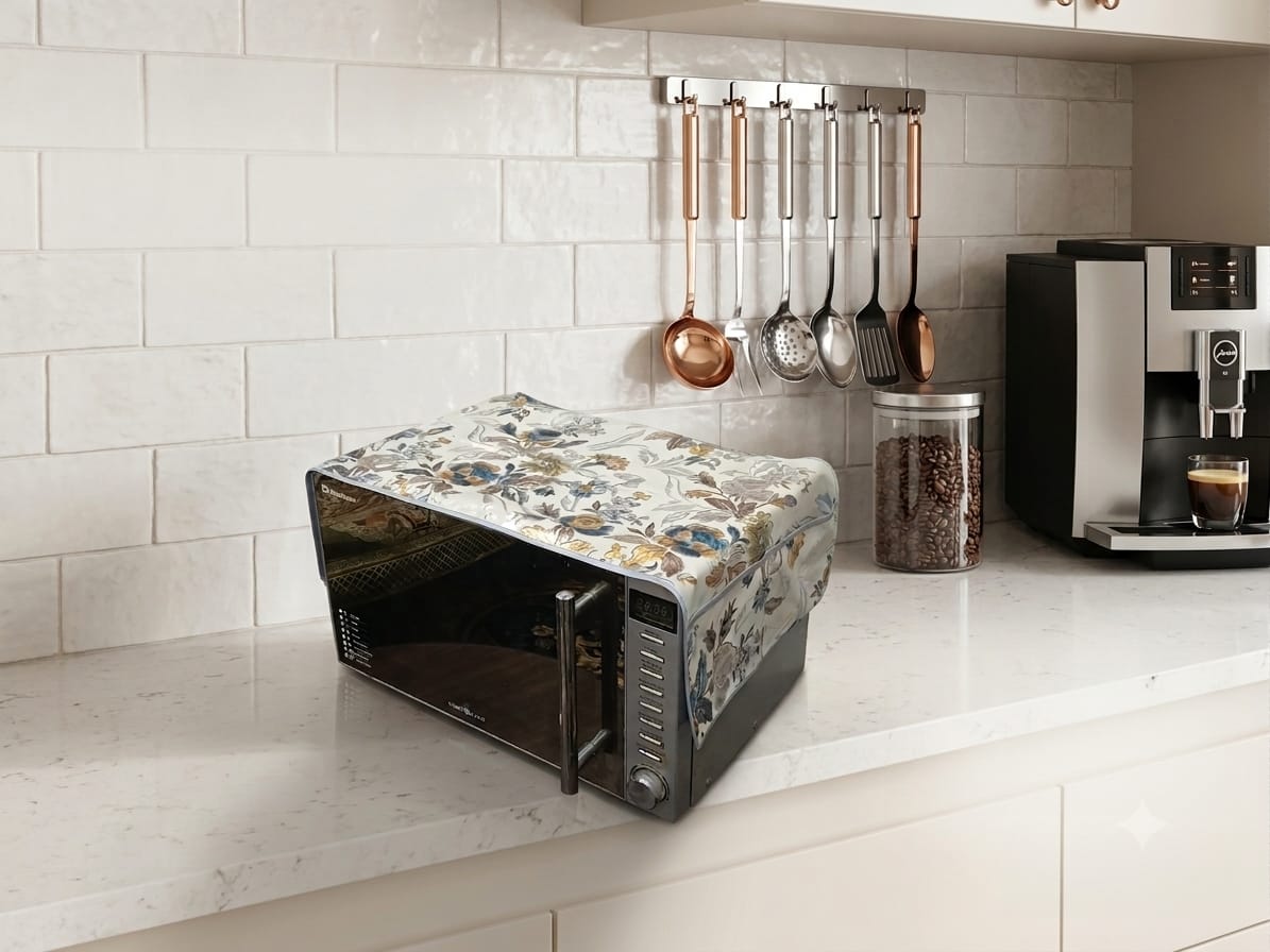 Microwave Oven Dust & Stain Proof Cover