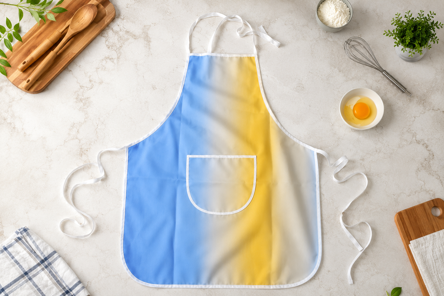 Premium Waterproof Kitchen Apron with Front Pocket