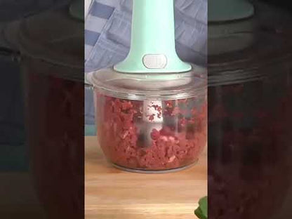 Manual Hand Press Food Chopper – Multipurpose Vegetable & Meat Cutter